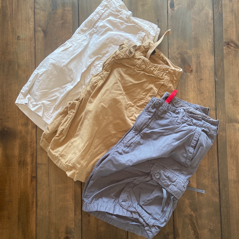 (3) Pair of J Crew Shorts